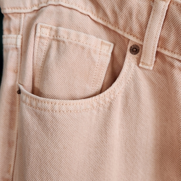 Old Navy, Mid-rise, Peach Flare & Baggy, Extra Wide Legs Jeans, Sz 12 - Picture 2 of 5